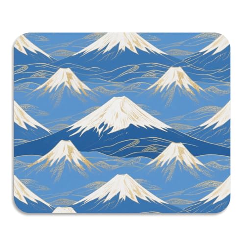 Blaue und weiße japanische Mount Fuji Abtropfmatte Kaffee hitzebeständig saugfähig Kieselgur Matte Küche Arbeitsplatte Dekor 59,9 x 50 cm Blaue und weiße japanische Mount Fuji Abtropfmatte Kaffee hitzebeständig saugfähig Kieselgur Matte Küche Arbeitsplatte Dekor 59,9 x 50 cm von voucong