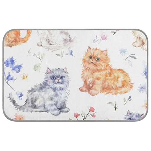 Cartoon Selkirk Rex Cats Sommerbett für Outdoor-Katzen, selbstkühlend, 96,5 x 58,4 cm, kühlendes Haustierbett für Schweine, Outdoor, faltbar, Mantas Frías Para Perros M Cartoon Selkirk Rex Cats Sommerbett für Outdoor-Katzen, selbstkühlend, 96,5 x 58,4 cm, kühlendes Haustierbett für Schweine, Outdoor, faltbar, Mantas Frías Para Perros M von voucong