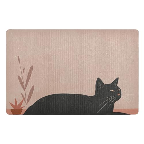 CatEntry Matte mit Cartoon-Motiv, 81,3 x 50,8 cm, rutschfest, Gummi, saugfähig, für Treppen, Terrasse, Garage, Waschküche, Balkon CatEntry Matte mit Cartoon-Motiv, 81,3 x 50,8 cm, rutschfest, Gummi, saugfähig, für Treppen, Terrasse, Garage, Waschküche, Balkon von voucong