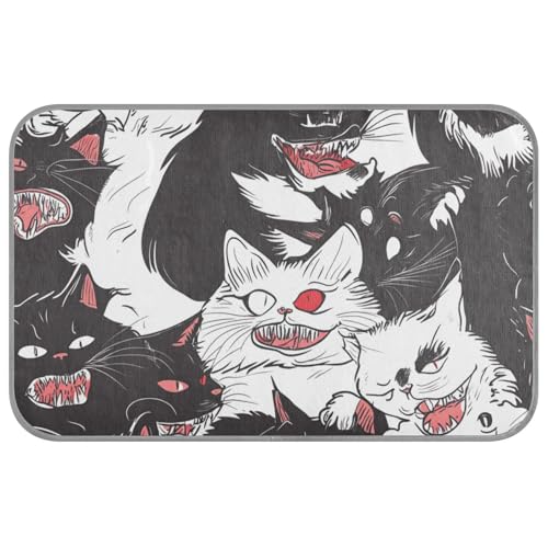 Cute Manx Cats Katzenmatte, selbstkühlend, 96,5 x 58,4 cm, für Haustiere, für Kaninchen, Reisen, Safapete, Refrescante Para Mascotas, Größe M, Weiß Cute Manx Cats Katzenmatte, selbstkühlend, 96,5 x 58,4 cm, für Haustiere, für Kaninchen, Reisen, Safapete, Refrescante Para Mascotas, Größe M, Weiß von voucong