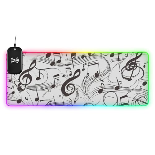 Fashion Music Score White Wirel Charging Glowing Mouse Pad Gaming Wearable Travel 89.9 x 39.9 cm Large Gaming Mousepad Fashion Music Score White Wirel Charging Glowing Mouse Pad Gaming Wearable Travel 89.9 x 39.9 cm Large Gaming Mousepad von voucong