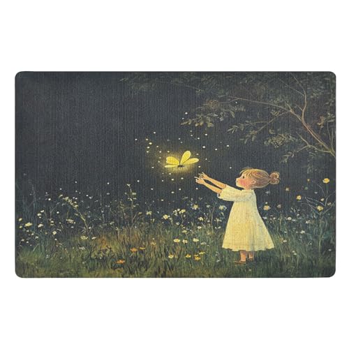Firefly Fußmatte für den Eingangsbereich, 81,3 x 50,8 cm, rutschfeste Gummi-Unterseite, extra für Treppen, Terrasse, Garage, Waschküche, Balkon Firefly Fußmatte für den Eingangsbereich, 81,3 x 50,8 cm, rutschfeste Gummi-Unterseite, extra für Treppen, Terrasse, Garage, Waschküche, Balkon von voucong