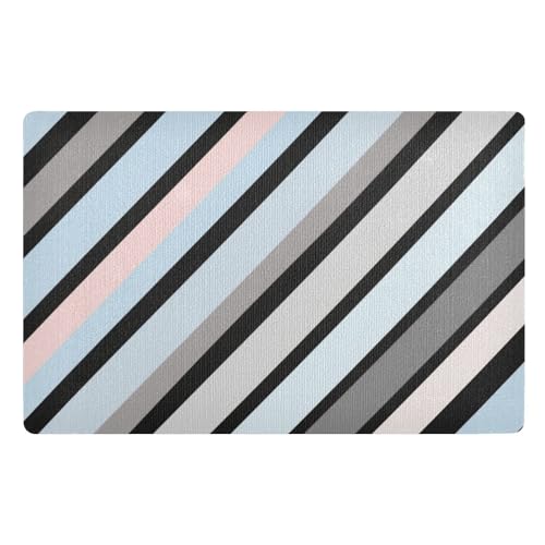 Fußmatte innen, 81,3 x 50,8 cm, rutschfest, Gummi, ultradünn, für Eingangsbereich, Innen- und Außenbereich, Urlaubseingang Fußmatte innen, 81,3 x 50,8 cm, rutschfest, Gummi, ultradünn, für Eingangsbereich, Innen- und Außenbereich, Urlaubseingang von voucong