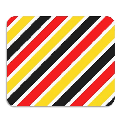 Gestreifte schwarze rote gelbe Ästhetik, gepolsterte Abtropfmatte, Mikrofaser, saugfähig, Kieselgur-Matte, Küchenzubehör für Arbeitsplatte, 59,9 x 50 cm Gestreifte schwarze rote gelbe Ästhetik, gepolsterte Abtropfmatte, Mikrofaser, saugfähig, Kieselgur-Matte, Küchenzubehör für Arbeitsplatte, 59,9 x 50 cm von voucong