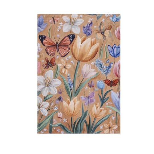 Goldene Gebetsfahnen für den Außenbereich, bunt, für Veranda, Dekoration, 71 x 101 cm, doppelseitig Goldene Gebetsfahnen für den Außenbereich, bunt, für Veranda, Dekoration, 71 x 101 cm, doppelseitig von voucong