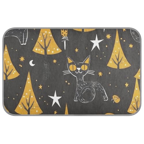 Halloween Böse Katze schwarz gold Stern Safari Sommer Hund Kühldecken für große selbstkühlende 96,5 x 58,4 cm Kühlmatten für Kaninchen drinnen nicht elektrisch Manta Fria Para Perros M Halloween Böse Katze schwarz gold Stern Safari Sommer Hund Kühldecken für große selbstkühlende 96,5 x 58,4 cm Kühlmatten für Kaninchen drinnen nicht elektrisch Manta Fria Para Perros M von voucong