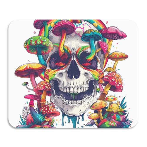 Happy Skull Rainbow Mushroom World Geschirrmatte mit Abtropfgestell, schnell trocknend, saugfähig, Kieselgur Matte, Haushaltsutensilien, 59,9 x 50 cm Happy Skull Rainbow Mushroom World Geschirrmatte mit Abtropfgestell, schnell trocknend, saugfähig, Kieselgur Matte, Haushaltsutensilien, 59,9 x 50 cm von voucong