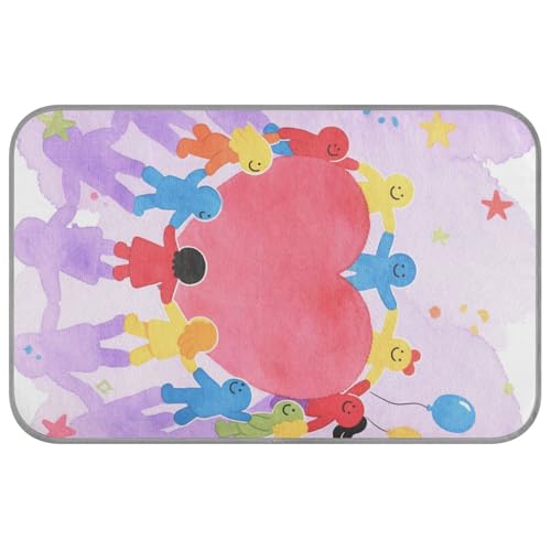 Hearts Little Cute People Sommer-Katzenbett für draußen, selbstkühlend, 96,5 x 58,4 cm, Kühlmatten für Schweine, Outdoor-Essentials, Tapete Refrescante Para Mascotas, M von voucong