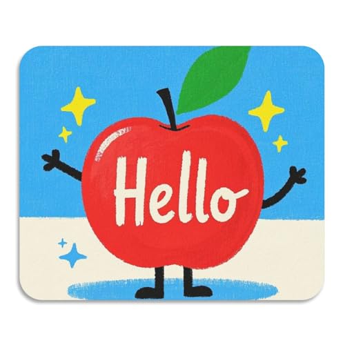 Hello Cartoon niedliche rote personalisierte Geschirrmatte mit Abtropfgestell, waschbar, saugfähig, Kieselgur Matte, Küchenzubehör, 59,9 x 50 cm Hello Cartoon niedliche rote personalisierte Geschirrmatte mit Abtropfgestell, waschbar, saugfähig, Kieselgur Matte, Küchenzubehör, 59,9 x 50 cm von voucong