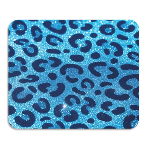 Künstliche Glitzer-Leopardenmuster, blaue Geschirrmatte mit Abtropfgestell, leicht zu reinigen, saugfähig, Kieselgur Matte, Küchentheke, 60 x 50 cm Künstliche Glitzer-Leopardenmuster, blaue Geschirrmatte mit Abtropfgestell, leicht zu reinigen, saugfähig, Kieselgur Matte, Küchentheke, 60 x 50 cm von voucong