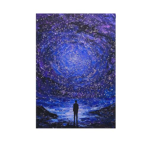 Midnight Starry Sky Stars Spark Outdoor-Flaggen für den Garten, Happy New Year-Banner für Gartendekoration, 71 x 101 cm, doppelseitig Midnight Starry Sky Stars Spark Outdoor-Flaggen für den Garten, Happy New Year-Banner für Gartendekoration, 71 x 101 cm, doppelseitig von voucong