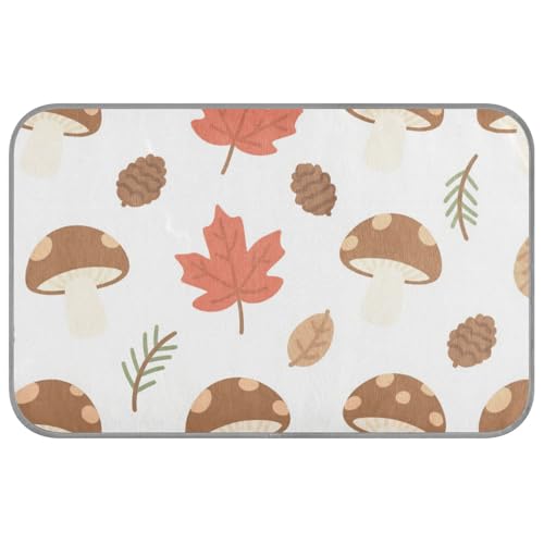 Niedliche Cartoon-Pilz-Kühlmatte für den Sommer, selbstkühlend, 96,5 x 58,4 cm, Bett für draußen, für Kaninchen, Schlafzubehör, Cama Refrescante Para Perros M von voucong