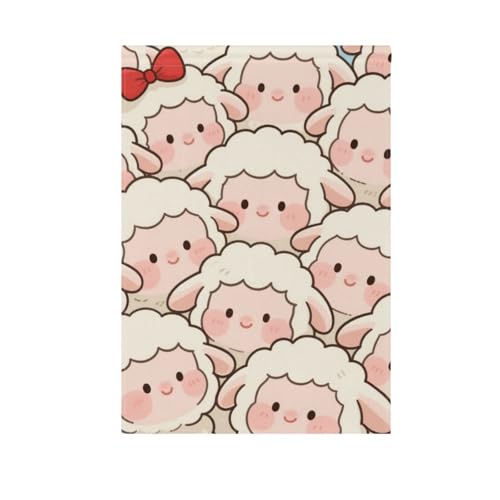 Niedliche Cartoon-Schafe, weiß, kleine Outdoor-Flaggen, buntes Banner für Außendekoration, 71 x 101 cm, doppelseitig Niedliche Cartoon-Schafe, weiß, kleine Outdoor-Flaggen, buntes Banner für Außendekoration, 71 x 101 cm, doppelseitig von voucong