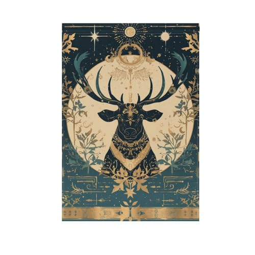 Saiga Gartenflaggen im Boho-Stil, für den Außenbereich, Gartendekoration, 71 x 101 cm, doppelseitig Saiga Gartenflaggen im Boho-Stil, für den Außenbereich, Gartendekoration, 71 x 101 cm, doppelseitig von voucong