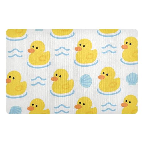 Schmutzfangmatte mit niedlichem Cartoon-Motiv, 81,3 x 50,8 cm, rutschfest, Gummi, extra für Eingang, Wohnzimmer, Balkon, Küche Schmutzfangmatte mit niedlichem Cartoon-Motiv, 81,3 x 50,8 cm, rutschfest, Gummi, extra für Eingang, Wohnzimmer, Balkon, Küche von voucong