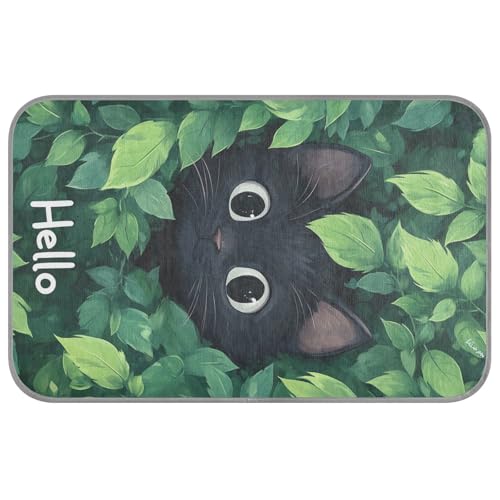 Schwarze Katze, grüne Sommerbetten für Indoor-Katzen, selbstkühlend, 96,5 x 58,4 cm, kühlende Haustierunterlage für Haustiere draußen, wasserdicht, Manta, Fria Para, Perros, Größe M Schwarze Katze, grüne Sommerbetten für Indoor-Katzen, selbstkühlend, 96,5 x 58,4 cm, kühlende Haustierunterlage für Haustiere draußen, wasserdicht, Manta, Fria Para, Perros, Größe M von voucong
