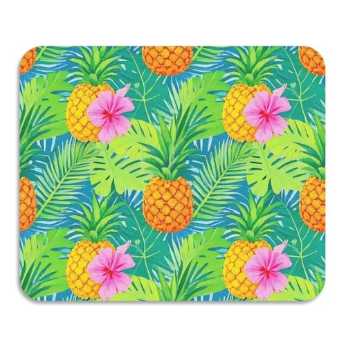 Sommer-Trockenmatte mit Ananas-Palmblatt-Motiv, waschbar, saugfähig, Kieselgur, Küche, Arbeitsplatte, Dekoration, 59,9 x 50 cm Sommer-Trockenmatte mit Ananas-Palmblatt-Motiv, waschbar, saugfähig, Kieselgur, Küche, Arbeitsplatte, Dekoration, 59,9 x 50 cm von voucong