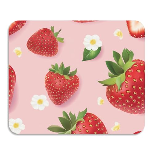 Sweet Strawberries Fruit Blush Küche Geschirr Abtropfmatte waschbar saugfähig Kieselgur Matte Küche Arbeitsplatte Dekor 59,9 x 50 cm von voucong