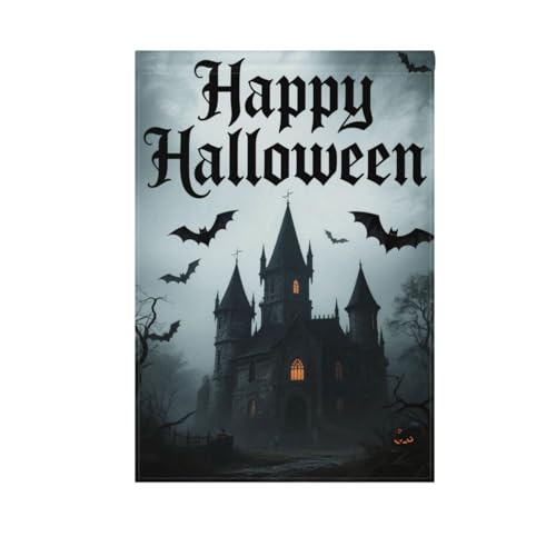 Wimpelkette "Happy Halloween", schwarz, für den Außenbereich, 28 x 40 cm, doppelseitig Wimpelkette "Happy Halloween", schwarz, für den Außenbereich, 28 x 40 cm, doppelseitig von voucong