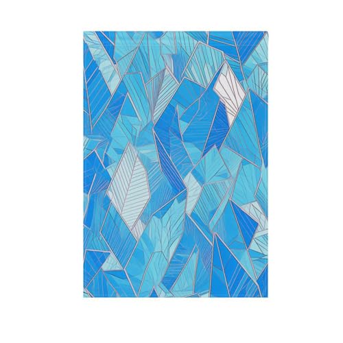 Zarte Cartoon-Gartenflaggen in Blau und Gold, für den Außenbereich, 28 x 40 cm, doppelseitig Zarte Cartoon-Gartenflaggen in Blau und Gold, für den Außenbereich, 28 x 40 cm, doppelseitig von voucong