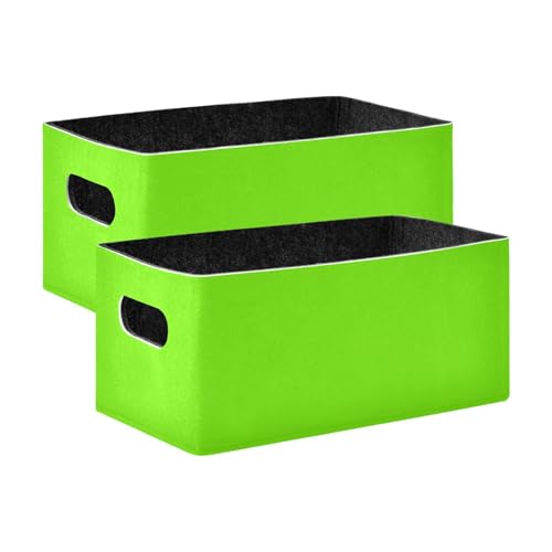 voucong 2er Set Aufbewahrungsboxen Faltbare Aufbewahrungsboxen für Regale Schrank Schubladen Chartreuse Grün voucong 2er Set Aufbewahrungsboxen Faltbare Aufbewahrungsboxen für Regale Schrank Schubladen Chartreuse Grün von voucong