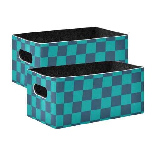 voucong Faltbare Aufbewahrungskörbe aus Stoff für Kleiderschrank, 2 Stück voucong Faltbare Aufbewahrungskörbe aus Stoff für Kleiderschrank, 2 Stück von voucong