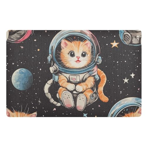 voucong Schmutzfangmatte mit Katzenmotiv, rutschfest, Gummi, extra für Eingangsbereich, Vorder- und Hintertür, 81,3 x 50,8 cm voucong Schmutzfangmatte mit Katzenmotiv, rutschfest, Gummi, extra für Eingangsbereich, Vorder- und Hintertür, 81,3 x 50,8 cm von voucong