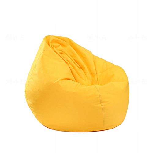 Großer Sitzsack-Bezug, 60 x 65 cm, ohne Füllung, Gelb, 60 x 65 cm von vpuquuz
