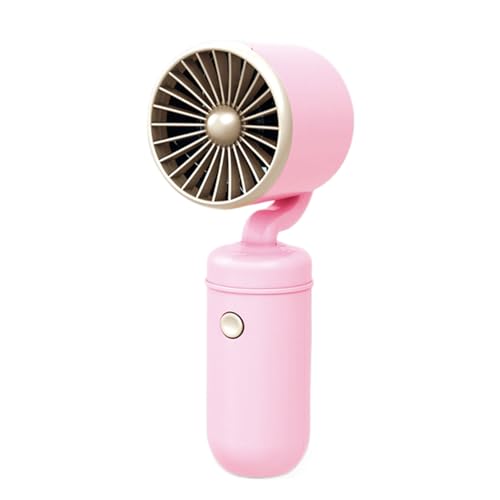 vreplrse Ästhetischer Mini, starke Batterielebensdauer, Tischplatzierung, Handventilator, ABS, tragbarer, kleiner, Rosa von vreplrse