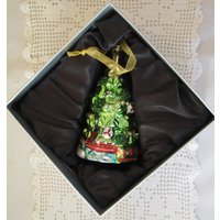 Glas Weihnachtsbaum Weihnachtsverzierung 3 D Glas Weihnachtsbaum Grün Bugle Perlen Sparkles Sammlerstück Dekoration in Original-Geschenkbox Glas Weihnachtsbaum Weihnachtsverzierung 3 D Glas Weihnachtsbaum Grün Bugle Perlen Sparkles Sammlerstück Dekoration in Original-Geschenkbox von vserendipityboutique
