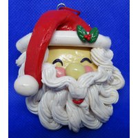 Handgefertigte Clay Weihnachtsklause Weihnachtsverzierung 3 D Künstler-Ton Weihnachtsmann-Wand-Dekoration Sammlerstück Ornament Urlaub Dekor Handgefertigte Clay Weihnachtsklause Weihnachtsverzierung 3 D Künstler-Ton Weihnachtsmann-Wand-Dekoration Sammlerstück Ornament Urlaub Dekor von vserendipityboutique