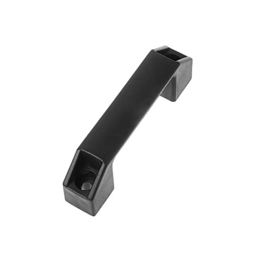 vsilay 2 Stück Kunststoff Nylon T Slot Schwarz Türgriff für Aluminium Extrusion Profil 2020/3030/4040/4545 Sereis 90 mm/120 mm von vsilay