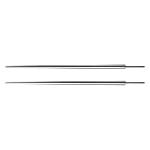 vsilay 2 Stück Piercing Taper Insertion Pin 14G/16G/18G Stahl Taper Insertion Pin Body Piercing Stretching Kit Assistant Tool von vsilay