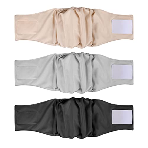 VSSHE Hundewindeln Rüde,3 Stück S-L Waschbare Bauchbänder für Rüden Hochabsorbierender Hundewindeln Hundeschlüpfer Läufigkeit Wasserdicht Saugfähigkeit Waschbare Robuste Schwarz/Grau/Beige-M VSSHE Hundewindeln Rüde,3 Stück S-L Waschbare Bauchbänder für Rüden Hochabsorbierender Hundewindeln Hundeschlüpfer Läufigkeit Wasserdicht Saugfähigkeit Waschbare Robuste Schwarz/Grau/Beige-M von vsshe