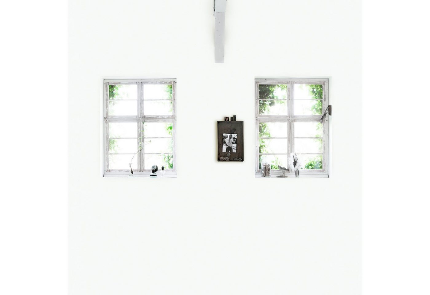 vtwonen Fototapete Fenster, 3D-Optik, (1 St), Weiß - 300x300cm von vtwonen