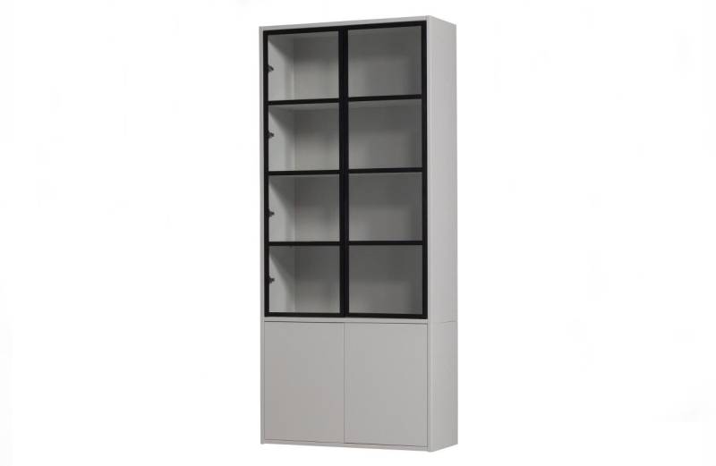 vtwonen Vitrine Basic aus Kiefernholz, 4 Türen push-to-open und soft-close von vtwonen