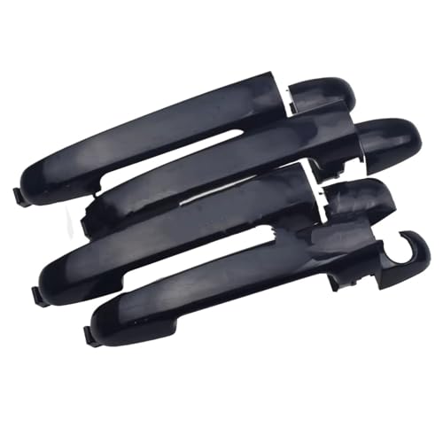 wSSSsss Tür Äußere Griff Auto Vorne Hinten Türgriff für Hyundai Elantra 2007 2008 2009 2010 2011 2012,Tür Zubehör Auto außen Türgriff Ersatz,F-Set 4pcs 1 Keyhole von wSSSsss