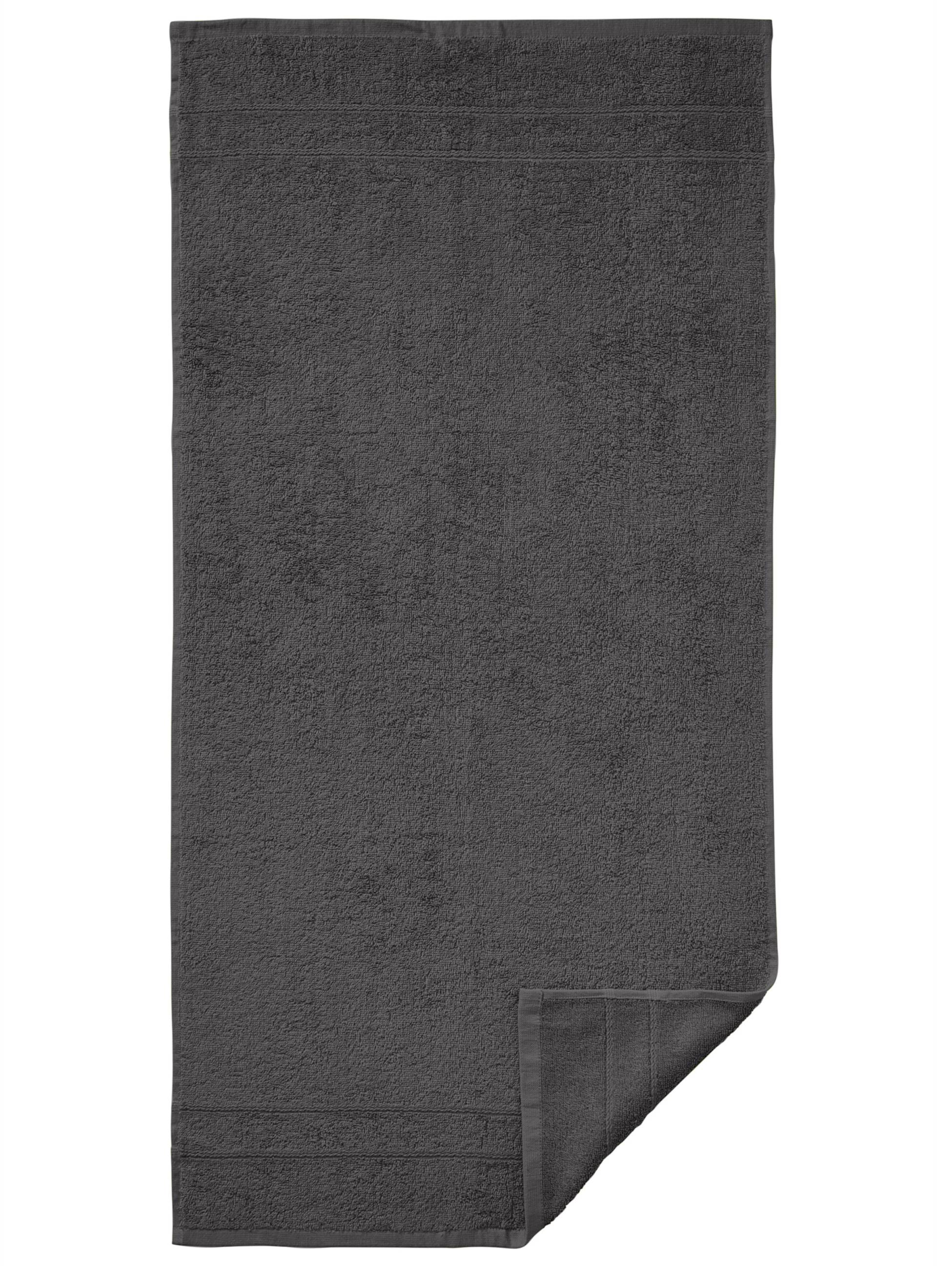 4-tlg. Handtuch-Sparset in anthrazit von wäschepur von wäschepur