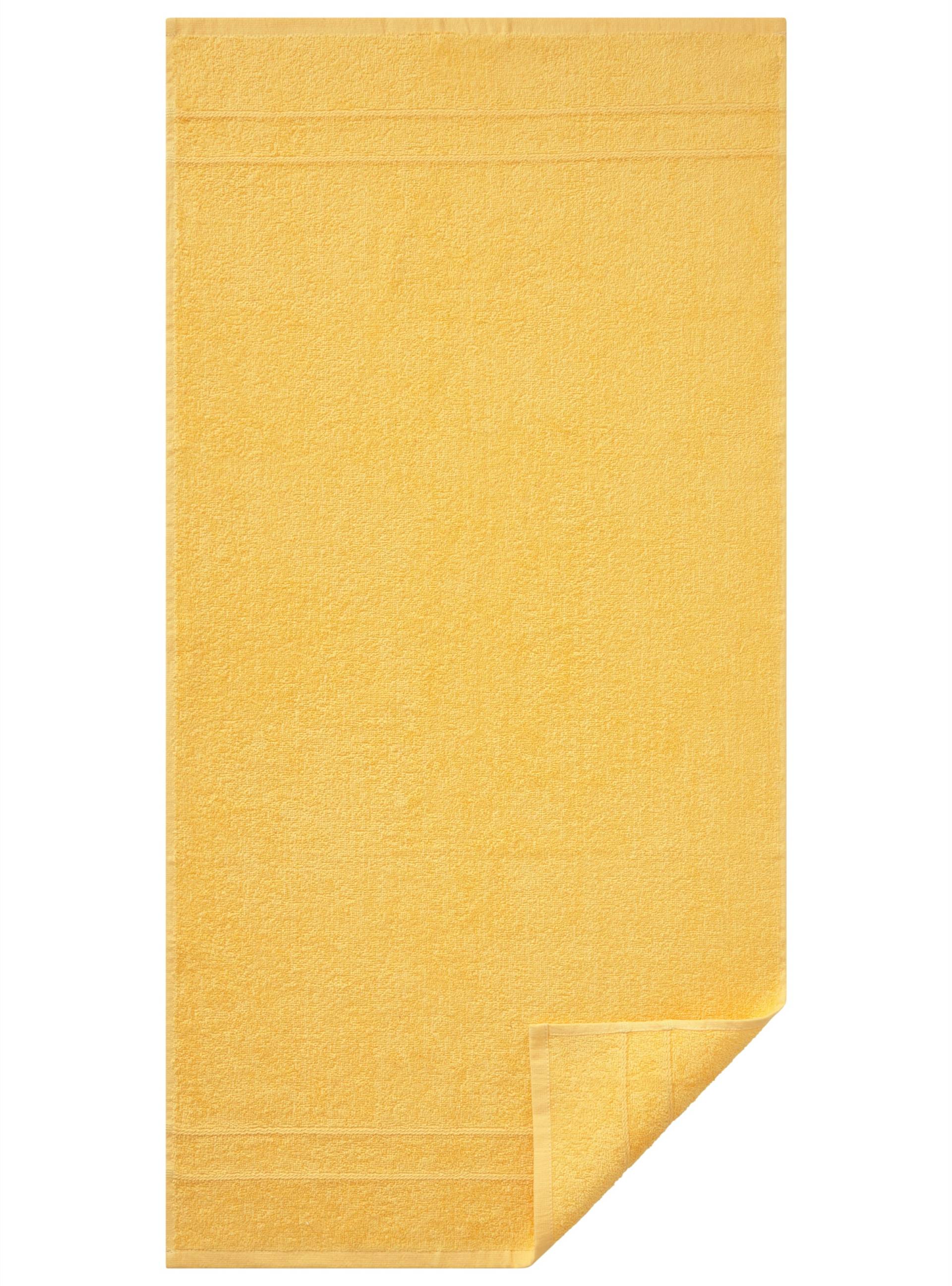 5-tlg. Frottier-Sparset in gelb von wäschepur von wäschepur