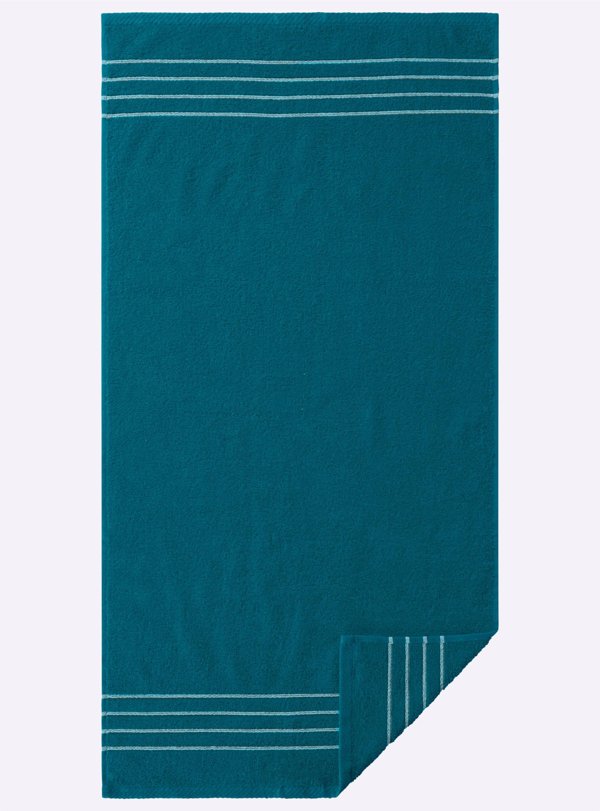 Handtuch in aquapetrol von wäschepur von wäschepur