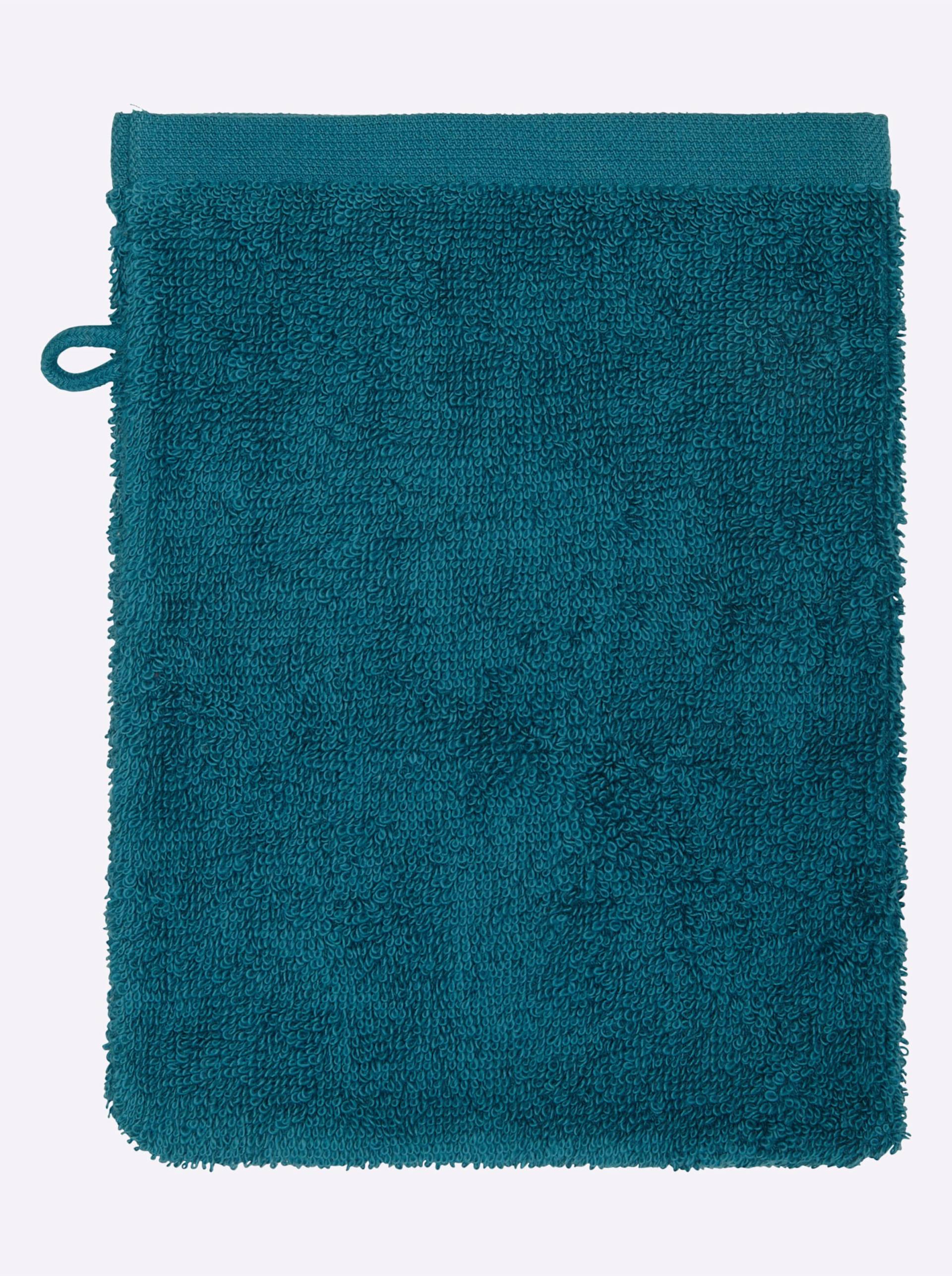 Handtuch in aquapetrol von wäschepur von wäschepur