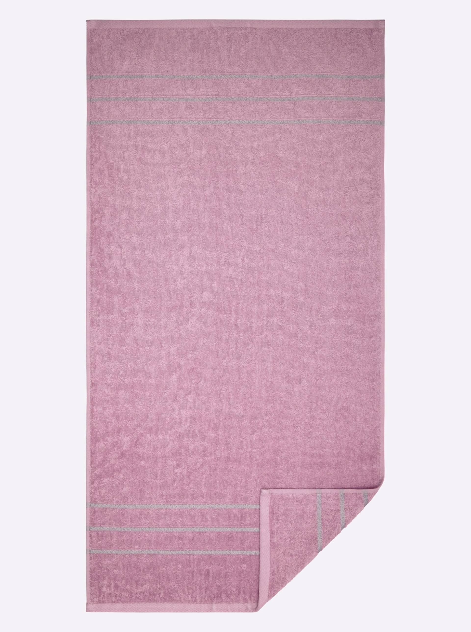 Handtuch in rosé von wäschepur von wäschepur