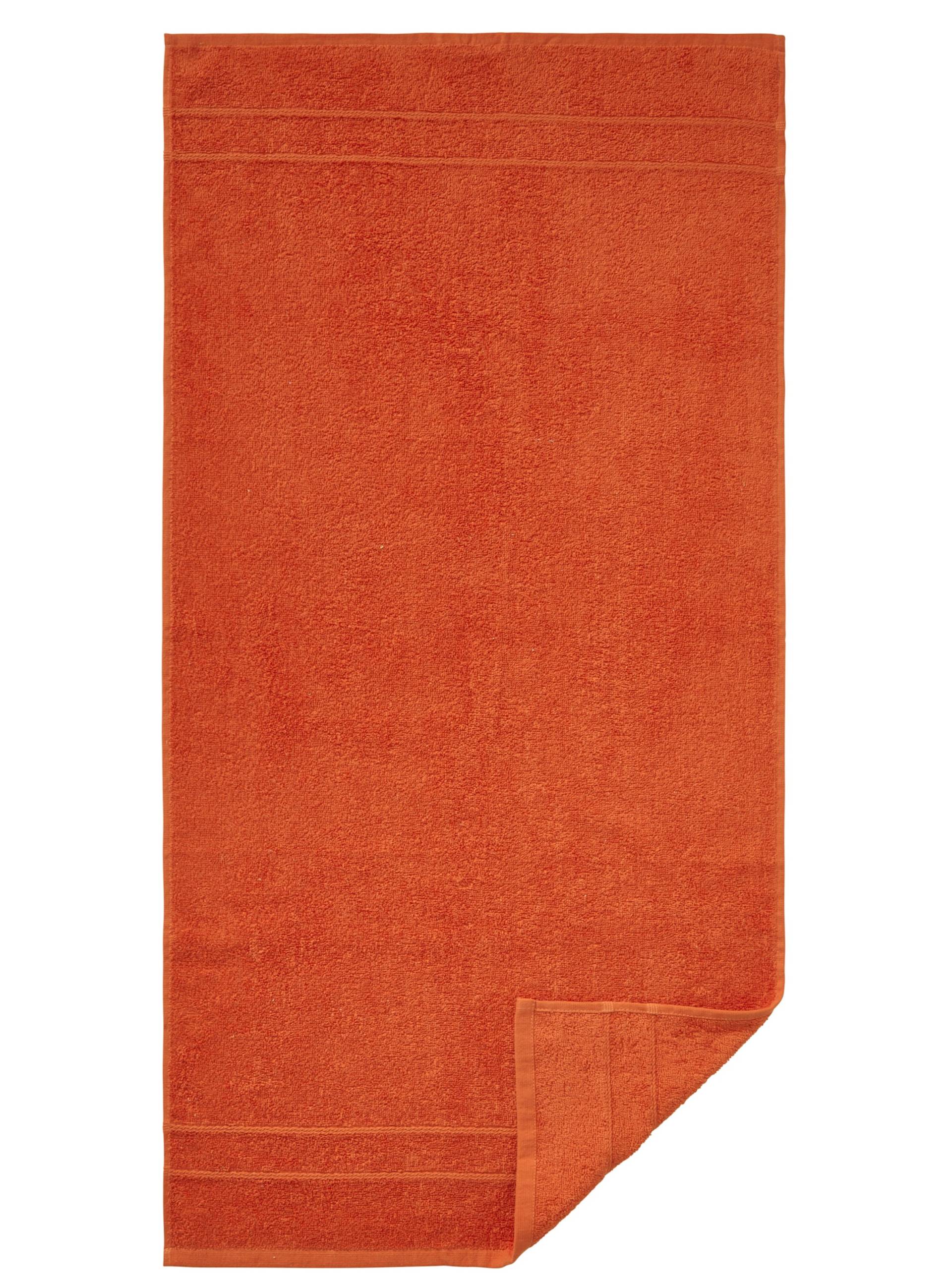 Handtuch in orange von wäschepur von wäschepur
