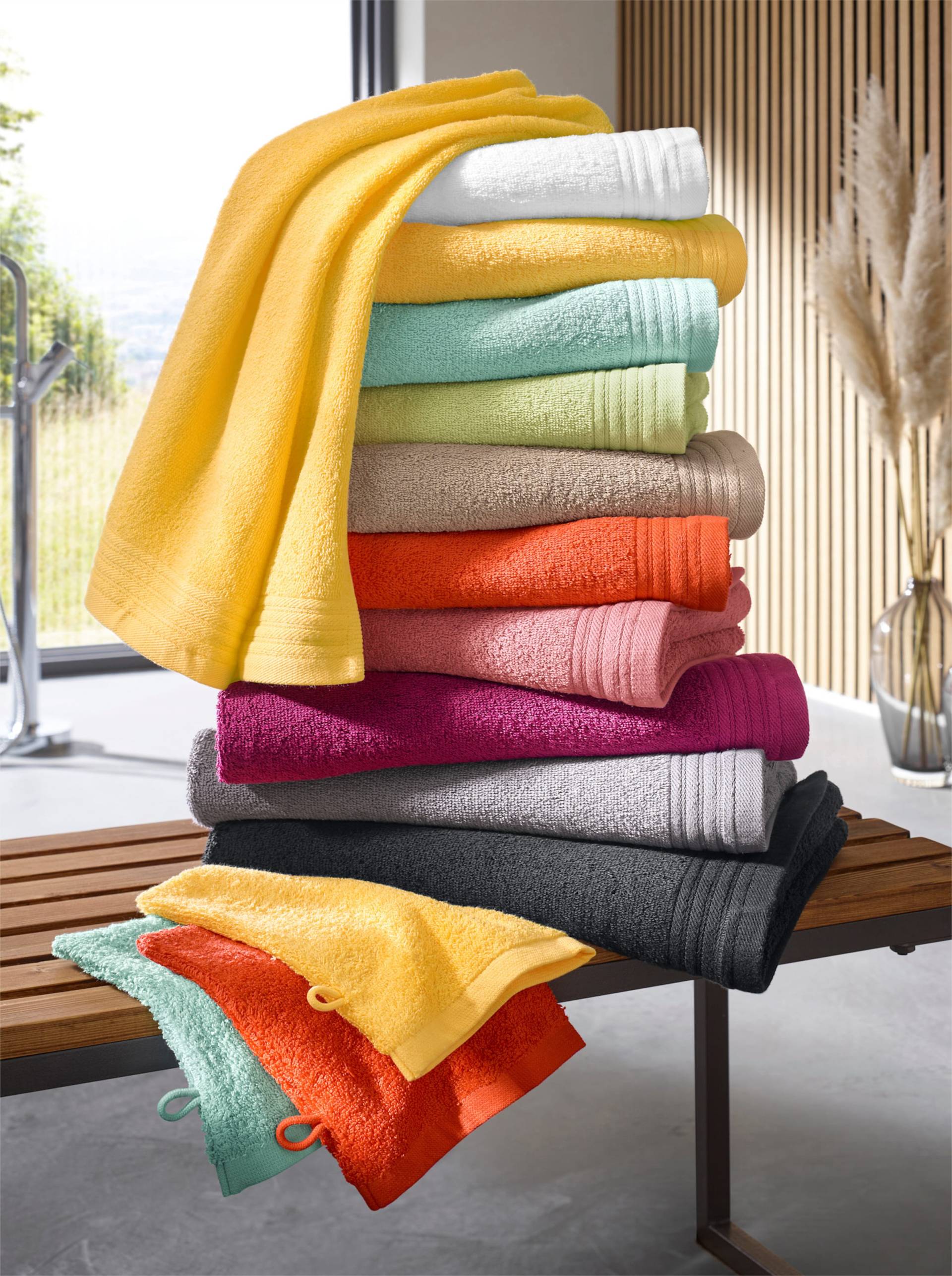 Handtuch in pistazie von wäschepur von wäschepur