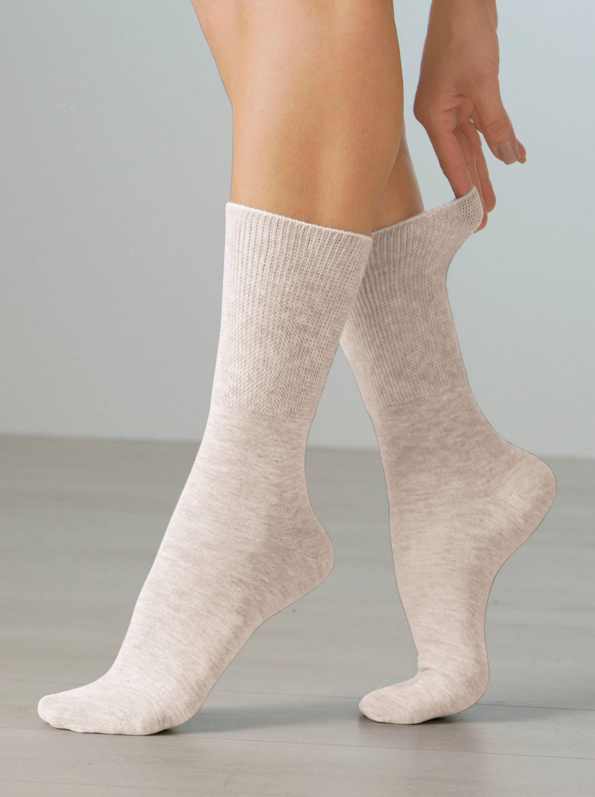 Socken in beige von wäschepur von wäschepur