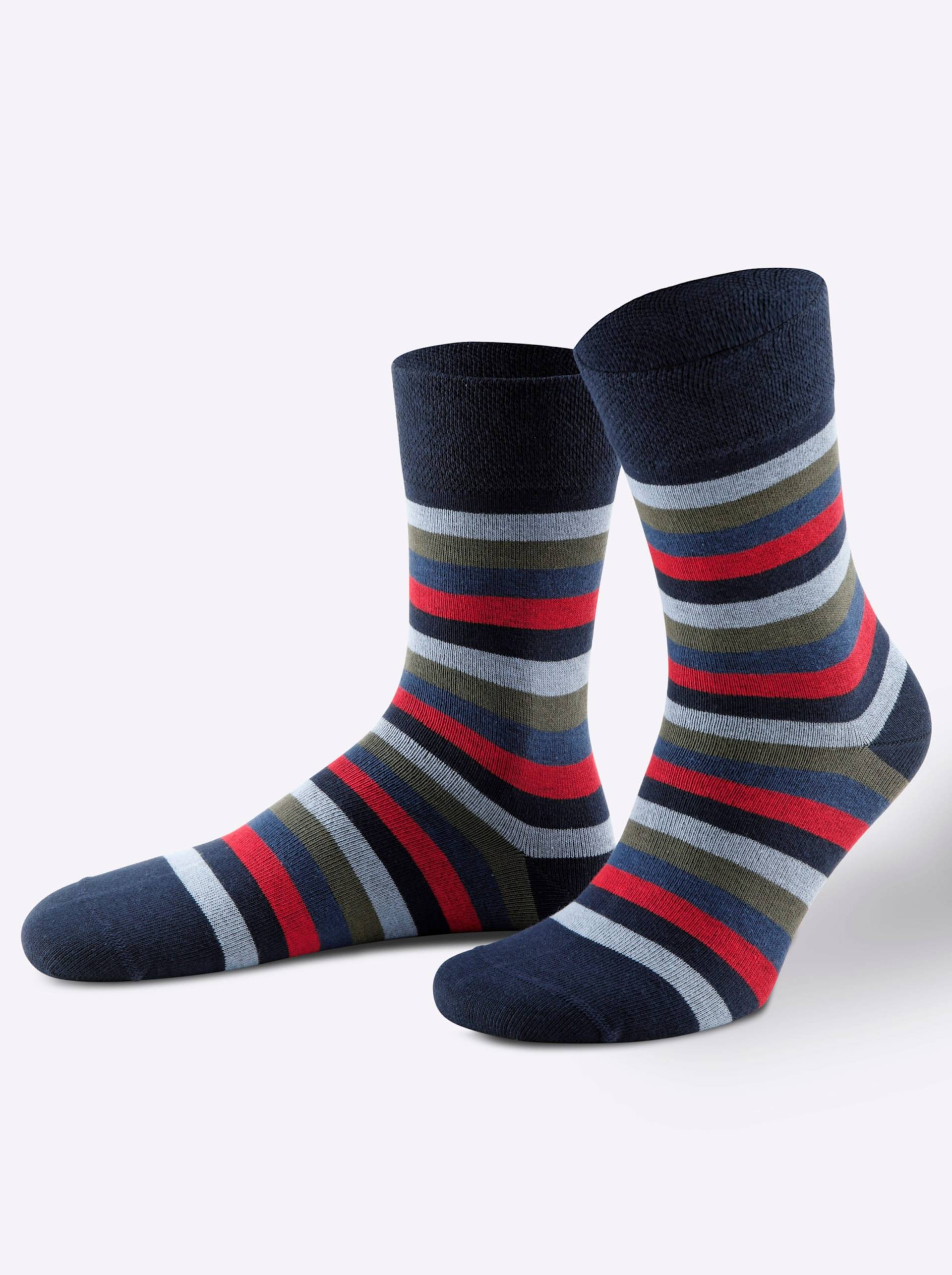 Socken in farbig-sortiert von wäschepur von wäschepur