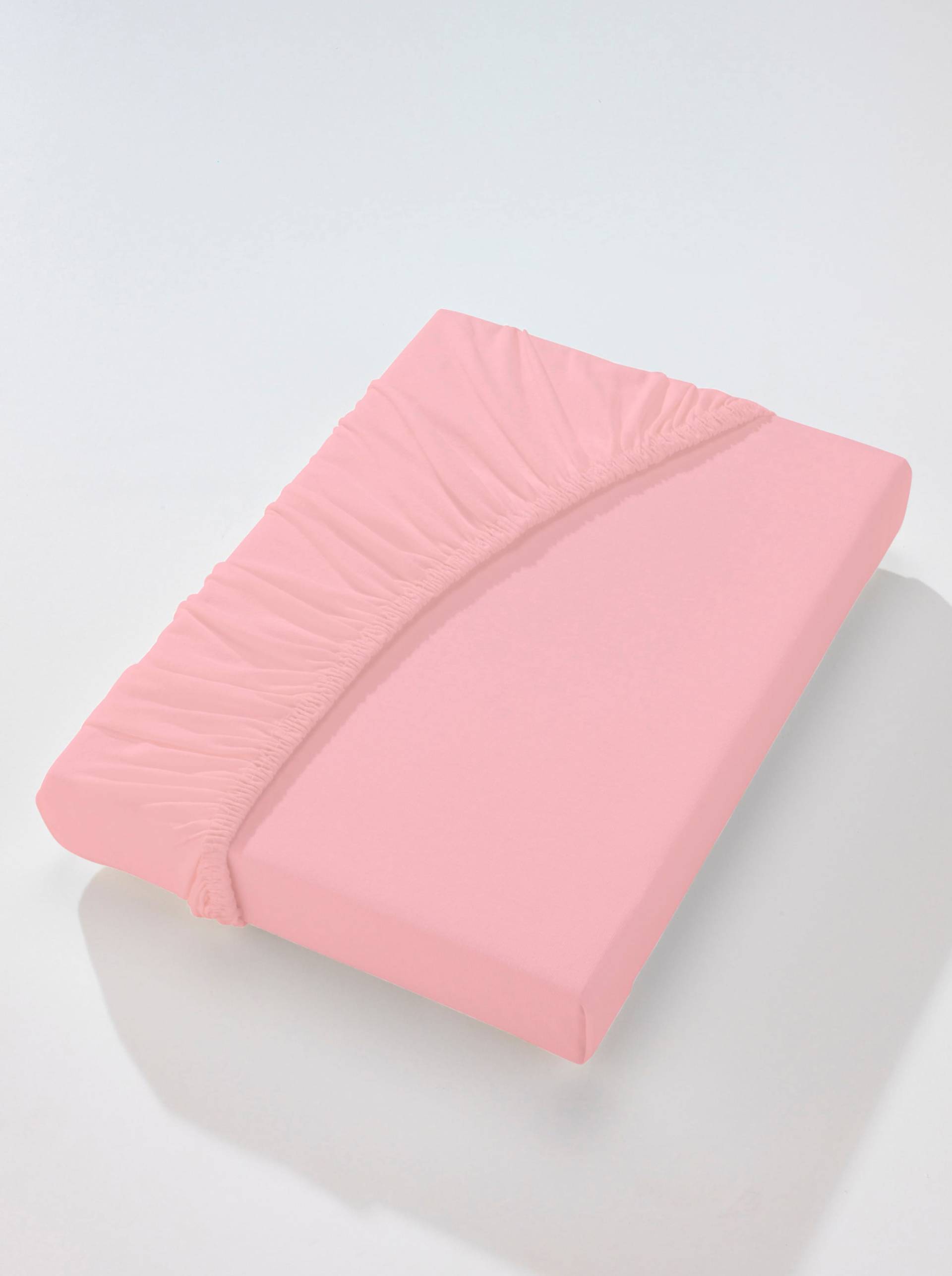 Spannbetttuch in rosé von wäschepur von wäschepur