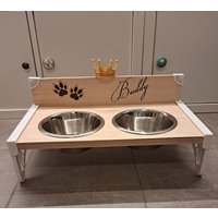 Personalisierbare Hundebar /Fressbar /Fressstation/Futterstelle Fressnapf Personalisierbare Hundebar /Fressbar /Fressstation/Futterstelle Fressnapf von wagLAS