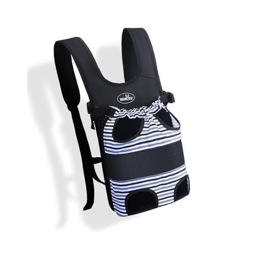 Wakytu Hunde-Vordertrage-Rucksäcke für kleine Hunde, Beine, Haustier-Tragetasche, Rucksack mit verstellbaren, gepolsterten, belüfteten Schultergurten, einfache Passform für Reisen, Camping, klein Wakytu Hunde-Vordertrage-Rucksäcke für kleine Hunde, Beine, Haustier-Tragetasche, Rucksack mit verstellbaren, gepolsterten, belüfteten Schultergurten, einfache Passform für Reisen, Camping, klein von wakytu