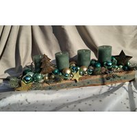 Adventsgesteck Länglich, Adventsgesteck Länglich Haltbar, Adventskranz Länglich, Adventsdeko Adventsgesteck Länglich, Adventsgesteck Länglich Haltbar, Adventskranz Länglich, Adventsdeko von waldviertelHandwerk